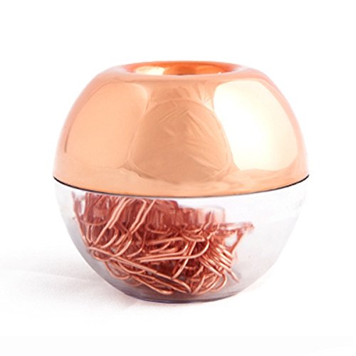 TTBD 100 Bueroklammern in Rotgold Magnetic Clip Dispenser, Rose Gold Bueroklammern Halter, 28mm, Rotgold, 100 Clips Pro Box TTBD 100 Bueroklammern in Rotgold Magnetic Clip Dispenser, Rose Gold Bueroklammern Halter, 28mm, Rotgold, 100 Clips Pro Box von TTBD