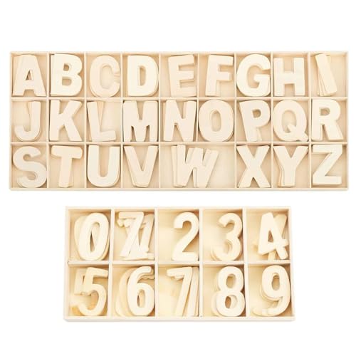 180 Stück Kinder Holz Zahlen Alphabet Nummer, Holz Buchstaben, Alphabet Und Nummer Buchstaben aus Holz, Holzbuchstaben Zahlen, mit Ablagefach, für Heimwerker, Partydekoration, Holzfarbe 180 Stück Kinder Holz Zahlen Alphabet Nummer, Holz Buchstaben, Alphabet Und Nummer Buchstaben aus Holz, Holzbuchstaben Zahlen, mit Ablagefach, für Heimwerker, Partydekoration, Holzfarbe von TTBDDM