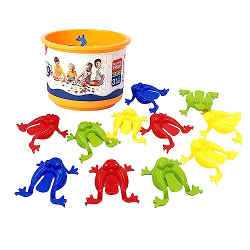 TTETTZ 12 Stück Froschspielzeug mit Eimer für Kinder, 1Stk, wie beschrieben TTETTZ 12 Stück Froschspielzeug mit Eimer für Kinder, 1Stk, wie beschrieben von TTETTZ