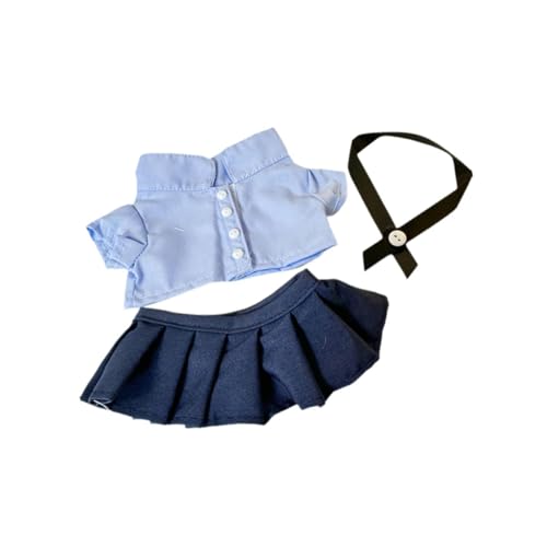 TTETTZ 15cm Plüsch Puppe Kleidung Stilvolle Plüsch Puppe Zubehör Kleid Up Weiche von TTETTZ