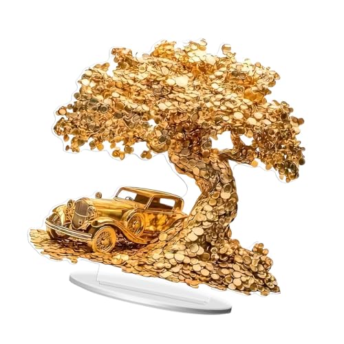TTETTZ 2D Acryl Baum Zeichen Handwerk Geschenk Tafelaufsatz Dekoration mit Basis für TTETTZ 2D Acryl Baum Zeichen Handwerk Geschenk Tafelaufsatz Dekoration mit Basis für von TTETTZ