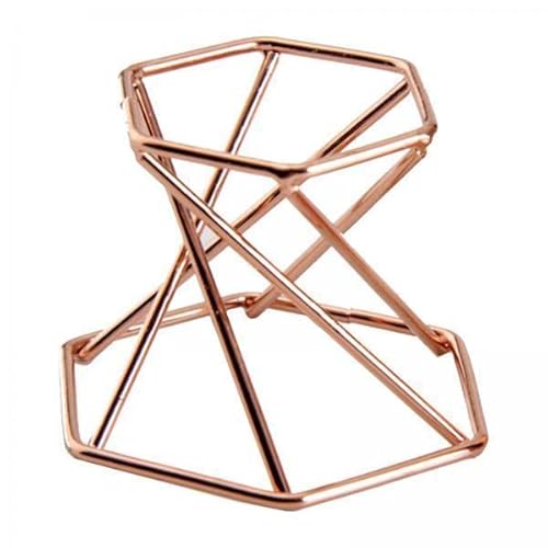 TTETTZ 6xMetal Halter Staffelei Display Ständer für Edelstein Mineral Felsen Rose Goldene von TTETTZ