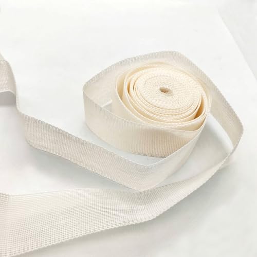 Beigefarbenes Fischgrätenfutter, 3,8 cm breit, verstellbar, zum Aufnähen auf Fischgräten-Saumband für selbstgemachte Brautkleider, formelle Kleider, Röcke und andere Kleidungssäume. von TTFdacai