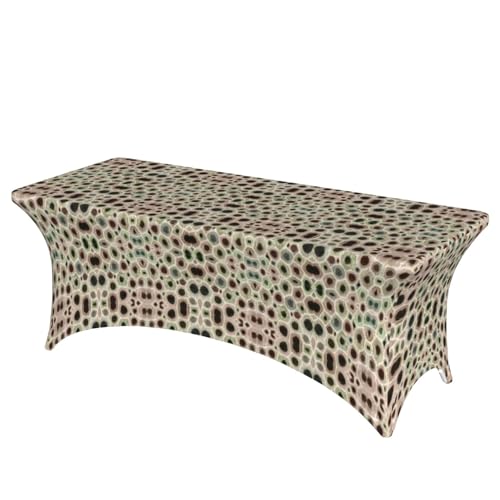 TTIGLHOH Color Petoskey Stone Tischdecke für Standardtische, universelle rechteckige Tischdecke für Hochzeit, Bankett, Party TTIGLHOH Color Petoskey Stone Tischdecke für Standardtische, universelle rechteckige Tischdecke für Hochzeit, Bankett, Party von TTIGLHOH
