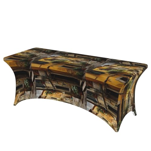 TTIGLHOH Italienische Tischdecke für Standardtische, universelle rechteckige Tischdecke für Hochzeit, Bankett, Party TTIGLHOH Italienische Tischdecke für Standardtische, universelle rechteckige Tischdecke für Hochzeit, Bankett, Party von TTIGLHOH