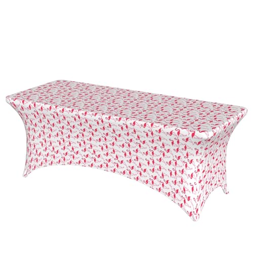 TTIGLHOH Tischdecke mit Flamingo-Muster, für Standardtische, universelle rechteckige Tischdecke für Hochzeit, Bankett, Party TTIGLHOH Tischdecke mit Flamingo-Muster, für Standardtische, universelle rechteckige Tischdecke für Hochzeit, Bankett, Party von TTIGLHOH