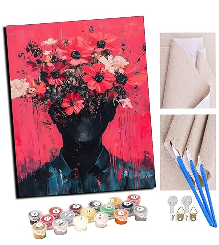 TUDOUTU Malen nach Zahlen Das Geheimnis der Blüte Für Erwachsene und DIY Ölgemälde Geschenk-Kits Vorgedruckte Leinwand Kunst Home Decoration 16x20 Zoll Mit Rahmen TUDOUTU Malen nach Zahlen Das Geheimnis der Blüte Für Erwachsene und DIY Ölgemälde Geschenk-Kits Vorgedruckte Leinwand Kunst Home Decoration 16x20 Zoll Mit Rahmen von TUDOUTU