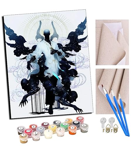 TUDOUTU Malen nach Zahlen Kits Art für Erwachsene mit Pinsel und Acrylpigment DIY Digitale Leinwand für Erwachsene Anfänger-Gefangener der Galaxis 16 * 20 Zoll Mit Rahmen TUDOUTU Malen nach Zahlen Kits Art für Erwachsene mit Pinsel und Acrylpigment DIY Digitale Leinwand für Erwachsene Anfänger-Gefangener der Galaxis 16 * 20 Zoll Mit Rahmen von TUDOUTU