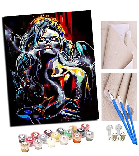 TUDOUTU Malen nach Zahlen Kits Kunst Horror-Zuckerschädel-Mädchen 020 DIY vorgedruckte Leinwand Ölgemälde Geschenk für Erwachsene Kinder Home House Decor 40 * 50 cm Mit Rahmen TUDOUTU Malen nach Zahlen Kits Kunst Horror-Zuckerschädel-Mädchen 020 DIY vorgedruckte Leinwand Ölgemälde Geschenk für Erwachsene Kinder Home House Decor 40 * 50 cm Mit Rahmen von TUDOUTU