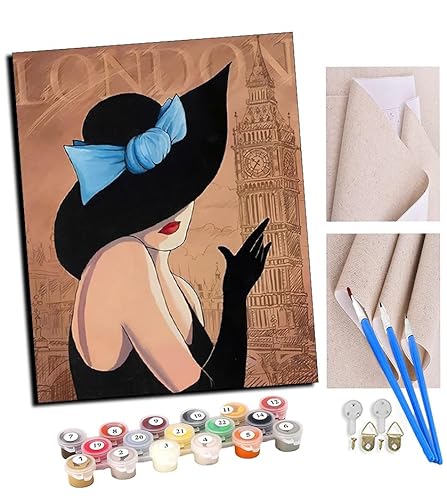 TUDOUTU Malen nach Zahlen Kits für Erwachsene Abstraktes Musikinstrument Gitarre mit Pinsel und Acrylpigment Diy Digitale Leinwand Malerei für Erwachsene Anfänger-16X20 Zoll Mit Rahmen TUDOUTU Malen nach Zahlen Kits für Erwachsene Abstraktes Musikinstrument Gitarre mit Pinsel und Acrylpigment Diy Digitale Leinwand Malerei für Erwachsene Anfänger-16X20 Zoll Mit Rahmen von TUDOUTU