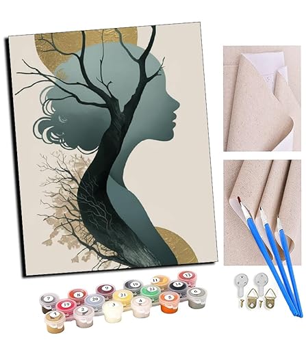 TUDOUTU Malen nach Zahlen Kits für Erwachsene Bäume und Schatten Diy Digitales Ölgemälde Geschenk Kits Vorgedruckte Leinwand Kunst Dekoration -16 * 20 Zoll Mit Rahmen TUDOUTU Malen nach Zahlen Kits für Erwachsene Bäume und Schatten Diy Digitales Ölgemälde Geschenk Kits Vorgedruckte Leinwand Kunst Dekoration -16 * 20 Zoll Mit Rahmen von TUDOUTU