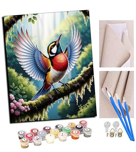 TUDOUTU Malen nach Zahlen Kits für Erwachsene Bunter geflügelter Elf DIY Ölgemälde Digitale Leinwand Wandkunst Home Decoration - 40x50CM Mit Rahmen TUDOUTU Malen nach Zahlen Kits für Erwachsene Bunter geflügelter Elf DIY Ölgemälde Digitale Leinwand Wandkunst Home Decoration - 40x50CM Mit Rahmen von TUDOUTU