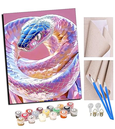 TUDOUTU Malen nach Zahlen Kits für Erwachsene Fantasie-Regenbogenschlange DIY Ölgemälde Digitale Leinwand Wandkunst Home Decoration - 40x50CM Mit Rahmen TUDOUTU Malen nach Zahlen Kits für Erwachsene Fantasie-Regenbogenschlange DIY Ölgemälde Digitale Leinwand Wandkunst Home Decoration - 40x50CM Mit Rahmen von TUDOUTU