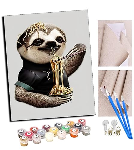 TUDOUTU Malen nach Zahlen Kits für Erwachsene Faules Nudelnessen mit Pinsel und Acrylpigment Diy Digitale Leinwand Malerei für Erwachsene Anfänger-16X20 Zoll Mit Rahmen TUDOUTU Malen nach Zahlen Kits für Erwachsene Faules Nudelnessen mit Pinsel und Acrylpigment Diy Digitale Leinwand Malerei für Erwachsene Anfänger-16X20 Zoll Mit Rahmen von TUDOUTU
