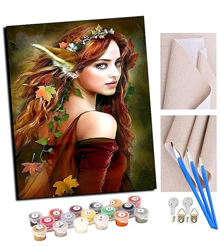 TUDOUTU Malen nach Zahlen Kits für Erwachsene Waldelfenmädchen Diy Digitales Ölgemälde Geschenk Kits Vorgedruckte Leinwand Kunst Dekoration -16 * 20 Zoll Mit Rahmen TUDOUTU Malen nach Zahlen Kits für Erwachsene Waldelfenmädchen Diy Digitales Ölgemälde Geschenk Kits Vorgedruckte Leinwand Kunst Dekoration -16 * 20 Zoll Mit Rahmen von TUDOUTU