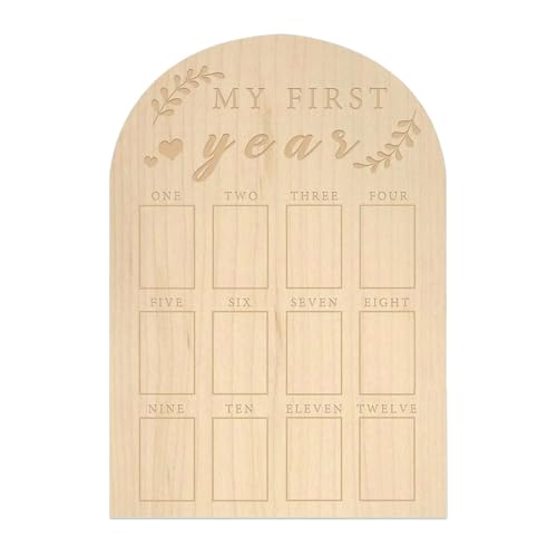 TUDUZ Foto-Aufsteller „Mein erstes Jahr“, Holzbrett, Fotorahmen für 12 Monate, Baby-Fotorahmen, 1. Geburtstag, Baby-Andenken, Geschenk für Mama Kartoffel Und Zwiebel Aufbewahrung Set (Khaki, One Size) TUDUZ Foto-Aufsteller „Mein erstes Jahr“, Holzbrett, Fotorahmen für 12 Monate, Baby-Fotorahmen, 1. Geburtstag, Baby-Andenken, Geschenk für Mama Kartoffel Und Zwiebel Aufbewahrung Set (Khaki, One Size) von TUDUZ