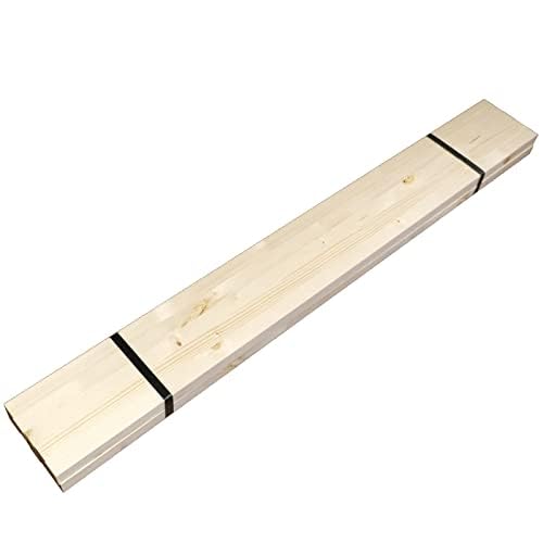 Natürliche Holzleisten zum Basteln, Holz Vierkantstäbe 10er Pack Holzleisten Wandleiste Holz - unbehandeltes Holz, DIY Projekte, Holzarbeit (B/H/L 22mm x 22mm x 1195mm) von TUGA - Holztech