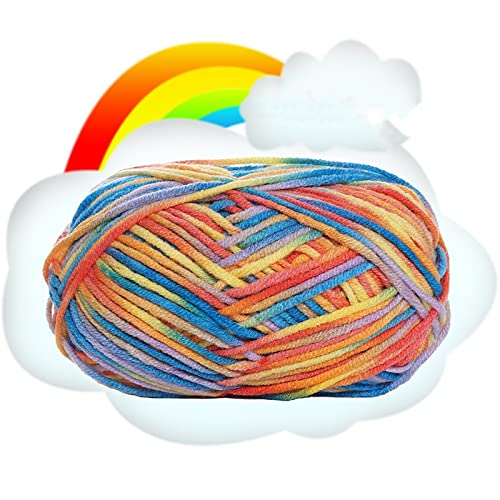 10 Stück 50 G Milch-Baumwollgarn Wolle Handstrickgarn Weich Warm DIY Baumwollgarn Wolle Zum Handstricken Häkelgarn,D-26 von TUHGB