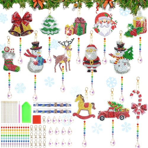 13 Stück 5D Diamond Painting Weihnachten Anhänger Doppelseitig,DIY Diamond Painting Schlüsselanhänger,Diamond Painting Kinder Weihnachten,für Weihnachtsdekoration, Weihnachte Geschenk, Handwerk 13 Stück 5D Diamond Painting Weihnachten Anhänger Doppelseitig,DIY Diamond Painting Schlüsselanhänger,Diamond Painting Kinder Weihnachten,für Weihnachtsdekoration, Weihnachte Geschenk, Handwerk von TUIBEIDAMAI