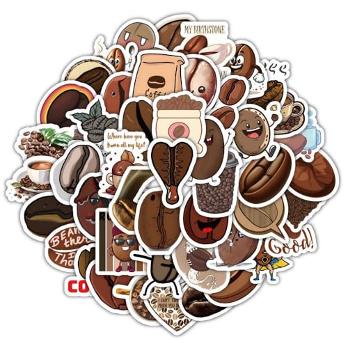120Stück Kaffeebohnen Aufkleber für Stoßstange,Motorrad,Fahrrad,Auto,Kühlschrank,Laptop,Gepäck, Kaffee Wasserdicht Vinyl Aufkleber,Kinder Mädchen Geschenk,Coffee Niedliche Graffiti Sticker 120Stück Kaffeebohnen Aufkleber für Stoßstange,Motorrad,Fahrrad,Auto,Kühlschrank,Laptop,Gepäck, Kaffee Wasserdicht Vinyl Aufkleber,Kinder Mädchen Geschenk,Coffee Niedliche Graffiti Sticker von TUIOBUN