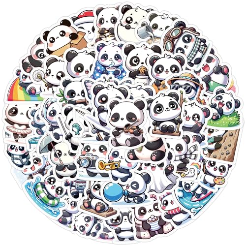 50 Stück Panda Aufkleber für Kühlschrank,Laptop,Auto,Motorrad,Fahrrad,Gitarre,Gepäck,Stoßstange, Niedliche Tierische Vinyl Aufkleber,Geschenk für Kinder Mädchen Erwachsene,Cartoon Aufkleber Set 50 Stück Panda Aufkleber für Kühlschrank,Laptop,Auto,Motorrad,Fahrrad,Gitarre,Gepäck,Stoßstange, Niedliche Tierische Vinyl Aufkleber,Geschenk für Kinder Mädchen Erwachsene,Cartoon Aufkleber Set von TUIOBUN