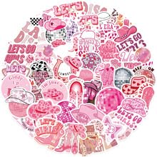 50 Stück Rosa Cowboy Girl Aufkleber für Stoßstange,Auto,Fahrrad,Gepäck,Laptop,Geschenk,Niedliche Western Cowgirl Wasserdicht Vinyl Decal,Erwachsene Mädchen Geschenk,Mode Aesthetic Graffiti Sticker 50 Stück Rosa Cowboy Girl Aufkleber für Stoßstange,Auto,Fahrrad,Gepäck,Laptop,Geschenk,Niedliche Western Cowgirl Wasserdicht Vinyl Decal,Erwachsene Mädchen Geschenk,Mode Aesthetic Graffiti Sticker von TUIOBUN