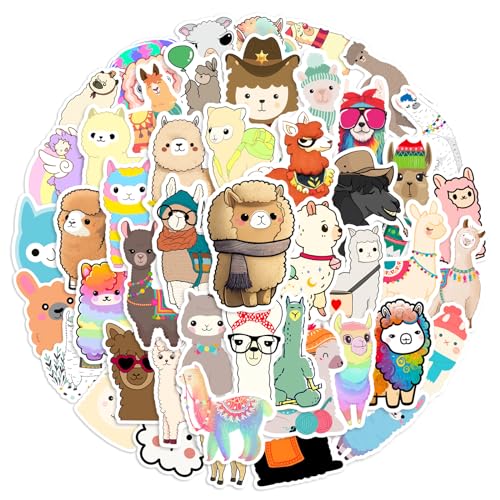 50Stück Alpaka Aufkleber für Kühlschrank,Laptop,Auto,Motorrad,Fahrrad, Gitarre,Gepäck,Stoßstange,Wasserdicht Süße Lama Vinyl Sticker,Geschenk für Kinder Mädchen Erwachsene,Tier Ästhetische Aufkleber 50Stück Alpaka Aufkleber für Kühlschrank,Laptop,Auto,Motorrad,Fahrrad, Gitarre,Gepäck,Stoßstange,Wasserdicht Süße Lama Vinyl Sticker,Geschenk für Kinder Mädchen Erwachsene,Tier Ästhetische Aufkleber von TUIOBUN