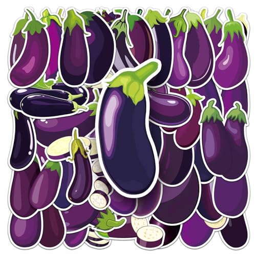 50Stück Aubergine Aufkleber für Fahrrad,Auto,Stoßstange,Laptop,Gepäck, Motorrad,Skateboard,Kühlschrank,Ästhetische niedliche Gemüse Vinyl Sticker,Mädchen Kinder Teenager Geschenk,Wasserdicht Sticker 50Stück Aubergine Aufkleber für Fahrrad,Auto,Stoßstange,Laptop,Gepäck, Motorrad,Skateboard,Kühlschrank,Ästhetische niedliche Gemüse Vinyl Sticker,Mädchen Kinder Teenager Geschenk,Wasserdicht Sticker von TUIOBUN