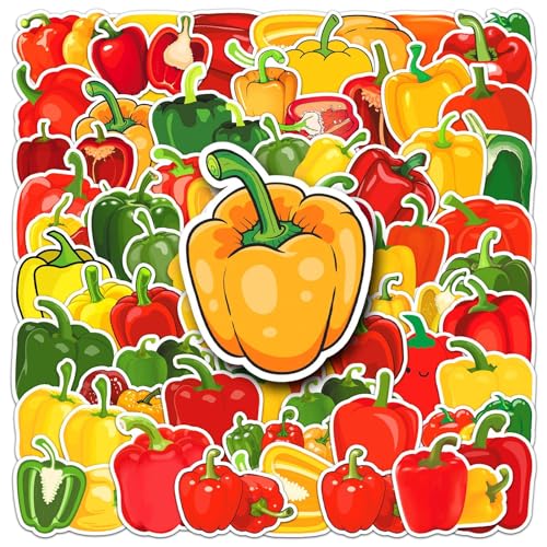 50Stück Chili Aufkleber für Kühlschrank,Laptop,Fahrrad,Gepäck,Stoßstange,Motorrad,Skateboard, Wasserfeste Green Gemüse Vinyl Aufkleber,Erwachsene Mädchen Geschenk,Food Ästhetische Graffiti Sticker 50Stück Chili Aufkleber für Kühlschrank,Laptop,Fahrrad,Gepäck,Stoßstange,Motorrad,Skateboard, Wasserfeste Green Gemüse Vinyl Aufkleber,Erwachsene Mädchen Geschenk,Food Ästhetische Graffiti Sticker von TUIOBUN