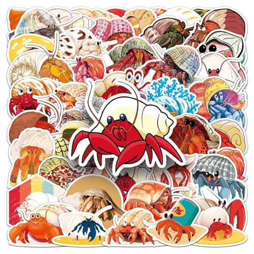 50Stück Hermit Crab Aufkleber für Motorrad,Kühlschrank,Fahrrad,Gepäck, Stoßstange,Auto,Laptop,Ozean Einsiedlerkreb Vinyl Sticker,Erwachsene Geschenk,Krabbe Niedliche Graffiti Sticker 50Stück Hermit Crab Aufkleber für Motorrad,Kühlschrank,Fahrrad,Gepäck, Stoßstange,Auto,Laptop,Ozean Einsiedlerkreb Vinyl Sticker,Erwachsene Geschenk,Krabbe Niedliche Graffiti Sticker von TUIOBUN