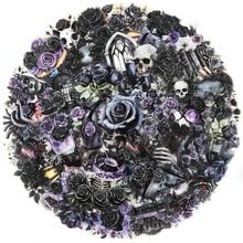 50Stück Transparent Gothic Schwarze Rose Aufkleber für Kühlschrank,Fahrrad,Gepäck,Motorrad, Skateboard,Laptop,Niedliche Blumen Wasserdicht Decal,Jungen Kinder Geschenk,Retro Pflanzen Sticker 50Stück Transparent Gothic Schwarze Rose Aufkleber für Kühlschrank,Fahrrad,Gepäck,Motorrad, Skateboard,Laptop,Niedliche Blumen Wasserdicht Decal,Jungen Kinder Geschenk,Retro Pflanzen Sticker von TUIOBUN