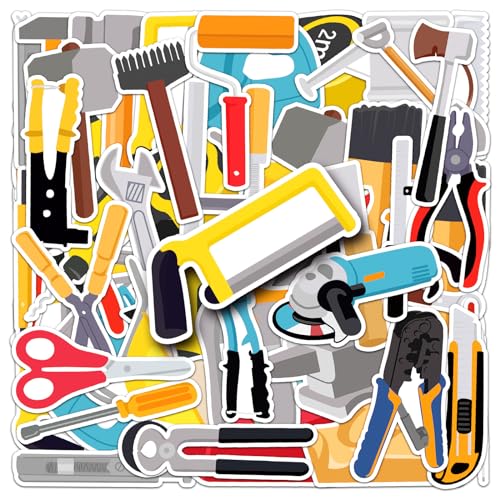 50Stück Werkzeuge Aufkleber für Fahrrad,Motorrad,Phone,Laptop, Auto,Stoßstange,Kühlschrank,Cartoon Tool Wasserdicht Stickers,Erwachsene Teenager Geschenk,Niedliche Vinyl Aufkleber 50Stück Werkzeuge Aufkleber für Fahrrad,Motorrad,Phone,Laptop, Auto,Stoßstange,Kühlschrank,Cartoon Tool Wasserdicht Stickers,Erwachsene Teenager Geschenk,Niedliche Vinyl Aufkleber von TUIOBUN