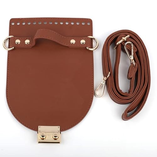 1 Set Handgemachte Leder Tasche Set Nähen Tasche Leder Abdeckung Mit Löchern Tasche Strap DIY Zubehör Für Stricken Rucksack Frauen Handtasche von TUITA