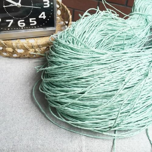 TUITA 600 Meter, 500 g, natürliches Bast-Strohgarn zum Handstricken, Häkeln, Garn für Sommerhüte, Handtaschen, Körbe, Strickmaterial, DIY-Handwerk TUITA 600 Meter, 500 g, natürliches Bast-Strohgarn zum Handstricken, Häkeln, Garn für Sommerhüte, Handtaschen, Körbe, Strickmaterial, DIY-Handwerk von TUITA