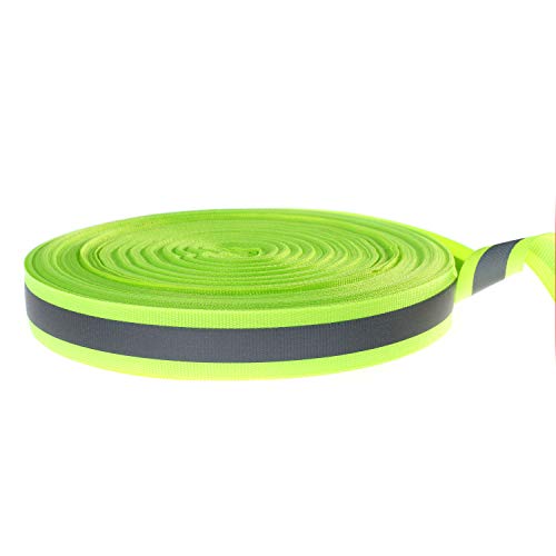 46 Meter x 20mm Reflektierendes Band zum Aufnähen, Reflektorband - 20 mm Breite - mit 10mm Reflektionband - Sicherheit Reflexband Leuchtband zum Annähen, Grün, TKB5080-green 46 Meter x 20mm Reflektierendes Band zum Aufnähen, Reflektorband - 20 mm Breite - mit 10mm Reflektionband - Sicherheit Reflexband Leuchtband zum Annähen, Grün, TKB5080-green von TUKA-i-AKUT