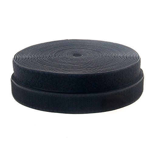 TUKA 12m x 25mm Klettband zum aufnähen, 12 meter Flausch & 12m Hakenband, Rückseite Nicht selbstklebend, 25mm breit Klettverschluss, Extra Stark Haftkraft Flausch & Haken, Schwarz TKB5001 black TUKA 12m x 25mm Klettband zum aufnähen, 12 meter Flausch & 12m Hakenband, Rückseite Nicht selbstklebend, 25mm breit Klettverschluss, Extra Stark Haftkraft Flausch & Haken, Schwarz TKB5001 black von TUKA-i-AKUT