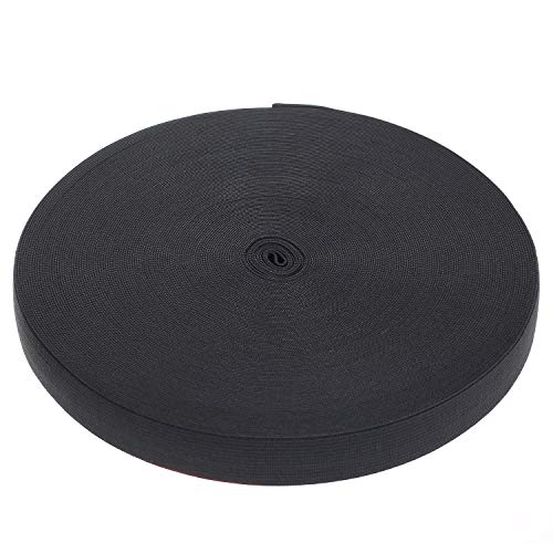 TUKA Gummiband 40 Meter x 25 mm Breit, Elastisches Band Elastische Gummiband für Nähen/Haushalt/DIY/Handwerk/Kundenspezifische Kleidung, Schwarz TKB5006 black TUKA Gummiband 40 Meter x 25 mm Breit, Elastisches Band Elastische Gummiband für Nähen/Haushalt/DIY/Handwerk/Kundenspezifische Kleidung, Schwarz TKB5006 black von TUKA-i-AKUT