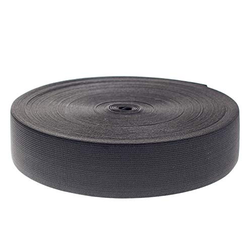TUKA Gummiband 40 Meter x 50 mm Breit, Elastisches Band Elastische Gummiband für Nähen/Haushalt/DIY/Handwerk/Kundenspezifische Kleidung, Schwarz TKB5007 black TUKA Gummiband 40 Meter x 50 mm Breit, Elastisches Band Elastische Gummiband für Nähen/Haushalt/DIY/Handwerk/Kundenspezifische Kleidung, Schwarz TKB5007 black von TUKA-i-AKUT