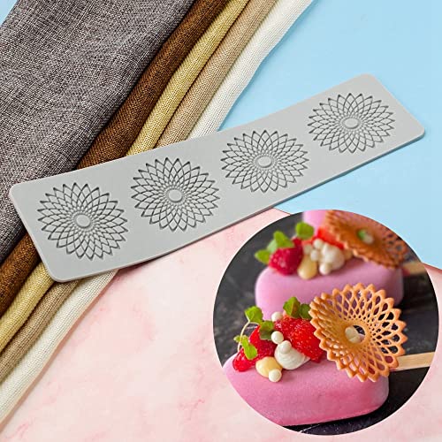 Fondantformen im Vintage-Stil, Curlicues, Silikonformen, Spitzen-Kuchenbordüre, Fondantform für Kuchendekoration, Cupcake-Topper, Schmuck, Polymerton, Bastelprojekte (C_27,9 x 7,5 x 0,3 cm) von TUKE