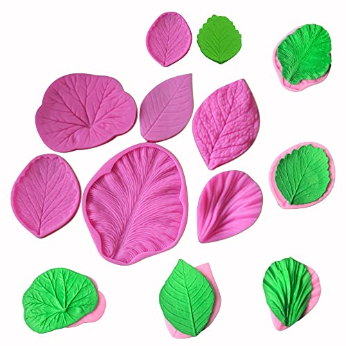 Silikonform für Fondant, Rosenblüten, Fondant, Basteln, Kuchendekoration, Werkzeug, Zucker, Harz, Ton, Schokolade, Blütenpaste, 6 Stück Silikonform für Fondant, Rosenblüten, Fondant, Basteln, Kuchendekoration, Werkzeug, Zucker, Harz, Ton, Schokolade, Blütenpaste, 6 Stück von TUKE