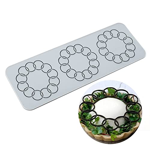 TUKE Spitzenformen für Kuchendekoration, 3D-Blatt-Silikonformen zum Backen, Gummiformen, Ton, Fondant, Spitzenmatten, Blumen, Waben, Bienen-Muster für Zucker, Schokolade, Polymer (Kreise_29,2 x 10,2 TUKE Spitzenformen für Kuchendekoration, 3D-Blatt-Silikonformen zum Backen, Gummiformen, Ton, Fondant, Spitzenmatten, Blumen, Waben, Bienen-Muster für Zucker, Schokolade, Polymer (Kreise_29,2 x 10,2 von TUKE