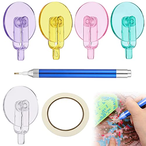 TUKNN DIY Diamant Malwerkzeug,5D Diamond Painting Werkzeug,LED Diamant Malerei Bohrstift,DIY Diamant Malerei Stift mit Licht Zubehör,Diamant Malerei Zubehör, mit 5 Rollenrad, für Diamant-Bohrstifte TUKNN DIY Diamant Malwerkzeug,5D Diamond Painting Werkzeug,LED Diamant Malerei Bohrstift,DIY Diamant Malerei Stift mit Licht Zubehör,Diamant Malerei Zubehör, mit 5 Rollenrad, für Diamant-Bohrstifte von TUKNN