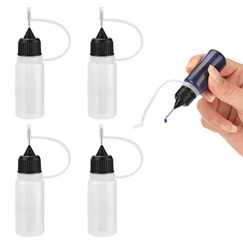TUKNN Dosierflasche,Nadelflasche,Quetschflasche Klein,Spritzflasche,Plastikflasche,Leimflasche Leer,Kleine Plastikflaschen Zum BefüLlen,Mit Nadelspitze,10ml Leerfläschchen,Applikator Flasche,4 Stück TUKNN Dosierflasche,Nadelflasche,Quetschflasche Klein,Spritzflasche,Plastikflasche,Leimflasche Leer,Kleine Plastikflaschen Zum BefüLlen,Mit Nadelspitze,10ml Leerfläschchen,Applikator Flasche,4 Stück von TUKNN