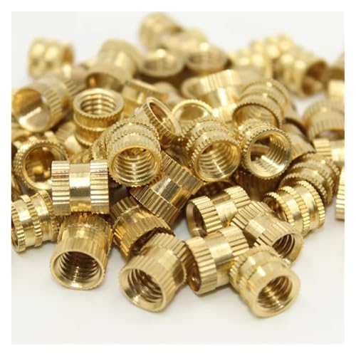 8–1459 Stück Messing-Einsatzmutter, Digitalanzeige, elektrischer Lötkolben, Innengewinde, gerändelte Einbettungs-Einspritzmutter, 3D-Drucker(EU 1459 pcs) von TULDYS