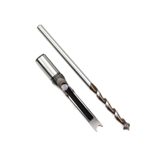 1pc HSS Spiralbohrer Vierkantbohrer Stemmmeißel Bohrer-Set Quadratisches Loch Holzbearbeitungs-Bohrer-Werkzeug-Set Erweiterte Säge(18mm) von TULDYS