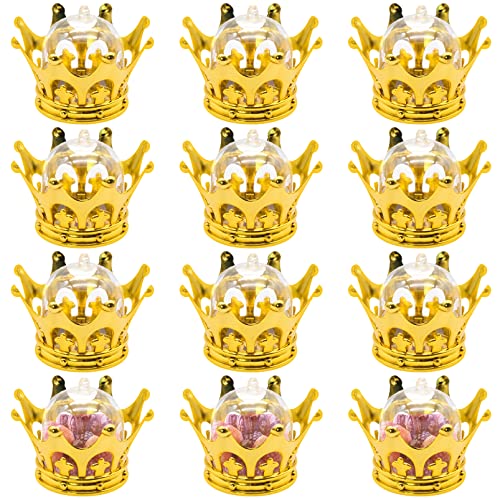 12pcs Party Candy Favor Boxen,Kronenförmige Hochzeit Candy Box,dekorative Geschenkbox,Gold,kann Minze Süßigkeiten und Snacks halten,leicht und wiederverwendbar,für Hochzeit Baby Shower Geburtstag 12pcs Party Candy Favor Boxen,Kronenförmige Hochzeit Candy Box,dekorative Geschenkbox,Gold,kann Minze Süßigkeiten und Snacks halten,leicht und wiederverwendbar,für Hochzeit Baby Shower Geburtstag von TULEBOLIAN