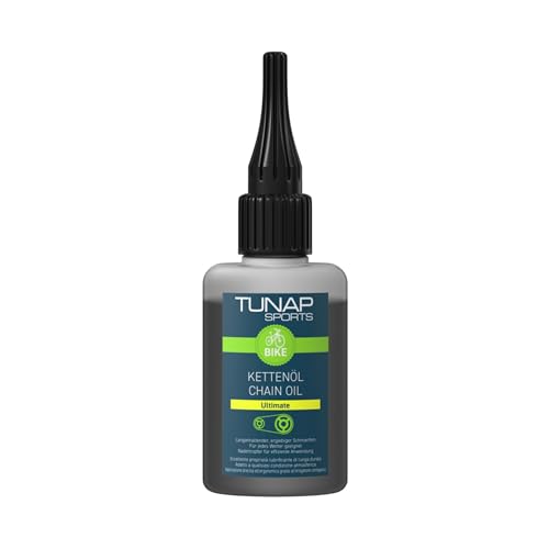 TUNAP SPORTS Kettenöl Ultimate - 50ml Tropfflasche | High-Performance Kettenschmierung | Langanhaltende Schmierung bis 600km | Allwetter | Weniger Reibung, höhere Performance | Made in Germany von TUNAP SPORTS