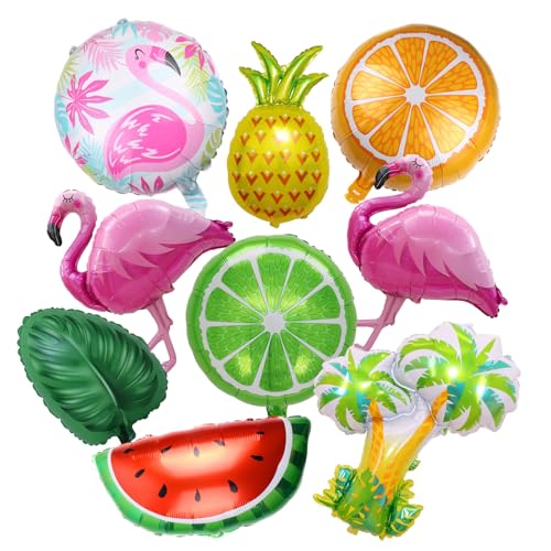 TUONYIS 9 Stück Hawaii Party Deko Hawaii Party Folienballon, Flamingo Geburtstags Deko Riesen Hawaii Luftballons,Aufblasbare Flamingos,Ananas,Palmen,Monstera-Blätter,Obstballons, Hawaii Dekoration Set TUONYIS 9 Stück Hawaii Party Deko Hawaii Party Folienballon, Flamingo Geburtstags Deko Riesen Hawaii Luftballons,Aufblasbare Flamingos,Ananas,Palmen,Monstera-Blätter,Obstballons, Hawaii Dekoration Set von TUONYIS