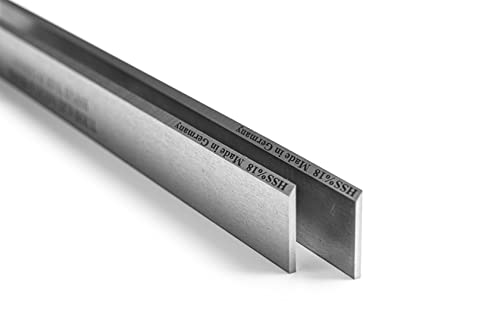 2 Stück Hobelmesser 410 x 35 x 3 HSS Wolfram Streifenhobelmesser von TURMFALKE SÄGEN & MESSER