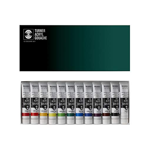 Turner Acrylic Gouache 20ml 12 color set (japan import) von TURNER